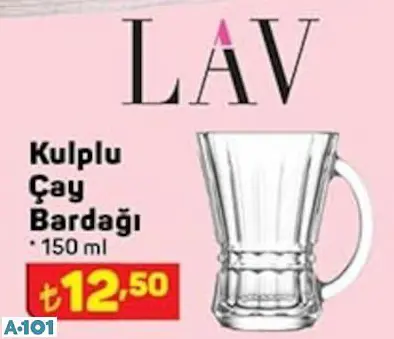 LAV KULPLU ÇAY BARDAĞI LAV KULPLU ÇAY BARDAĞI